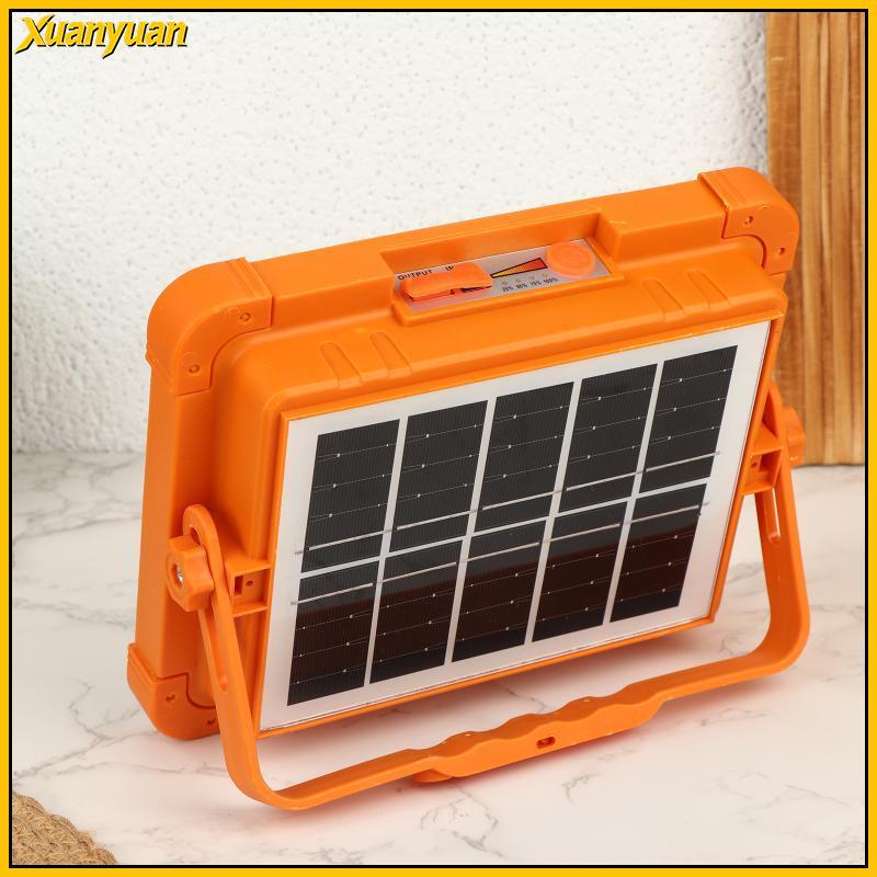 XYuan 1PC LED Holofote Solar Iluminação Portátil À Prova D'água Carregamento USB Luz De Emergência Para Aventuras Ao Ar 