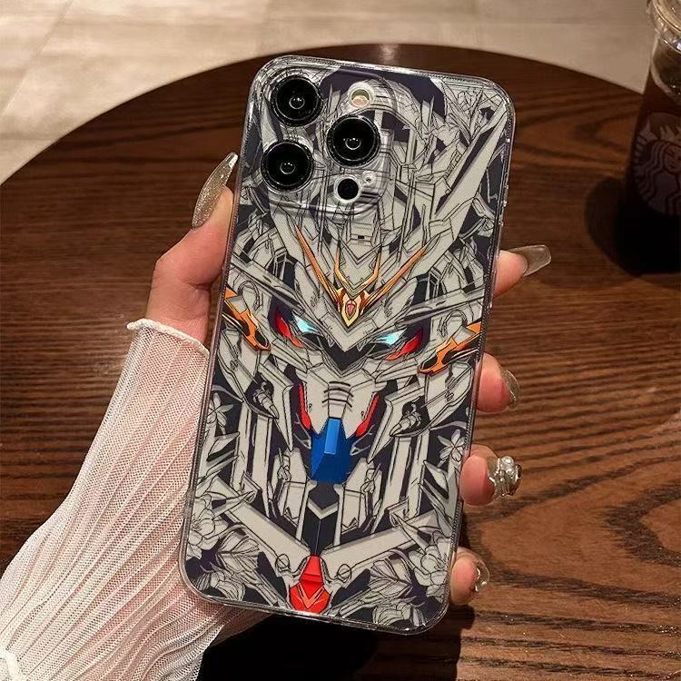 Softcase Samsung Mecha Gundam Para A15 A55 A54 A35 A05S A14 A34 A05 A03 S20 S21 S23 FE S24 S23 S25 ULTRA M53 M23 Caso