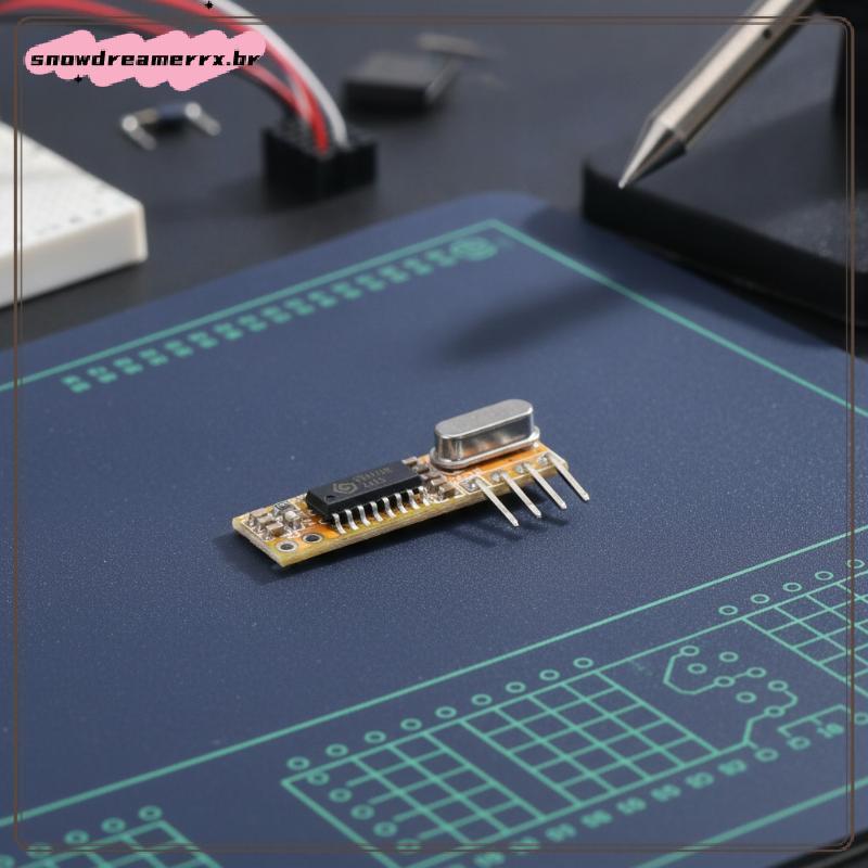 Módulo Eletrônico Receptor Sem Fio Superheterodyne RXB12 315-433 Mhz De Ampla Tensão Para Projetos De Teste De Sinal RF 