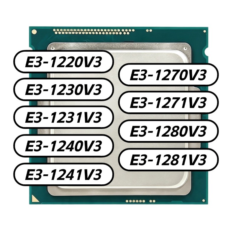 Intel Zhiqiang E3 V3 LGA1150 CPU E3-1220V3 E3-1230V3 E3-1231V3 E3-1240V3 E3-1241V3 E3-1270V3 E3-1271V3 E3-1280V3 Atualiz