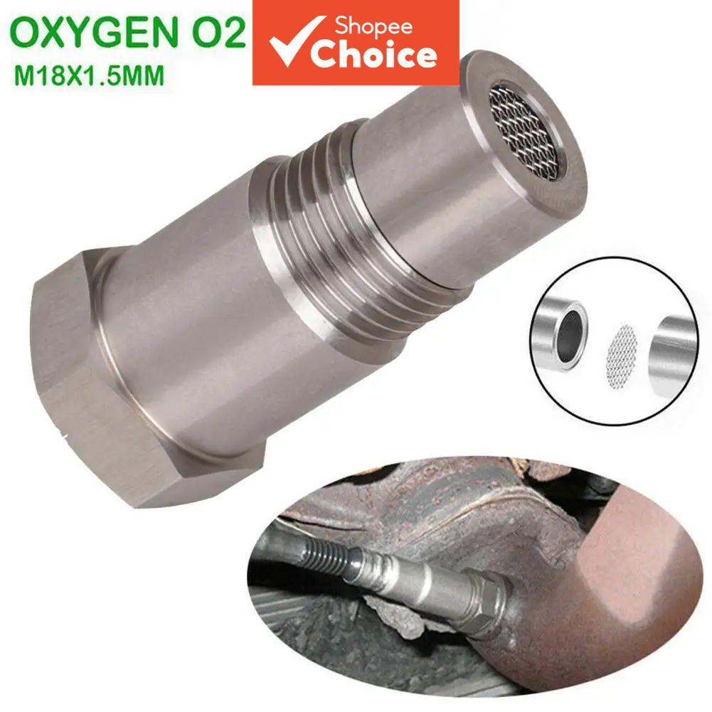 M18x1.5MM 1 Pçs Carro Universal Oxigênio O2 Sensor Espaçador Adaptador CEL Fix Verificar Luz Do Motor Peças De Automóvel