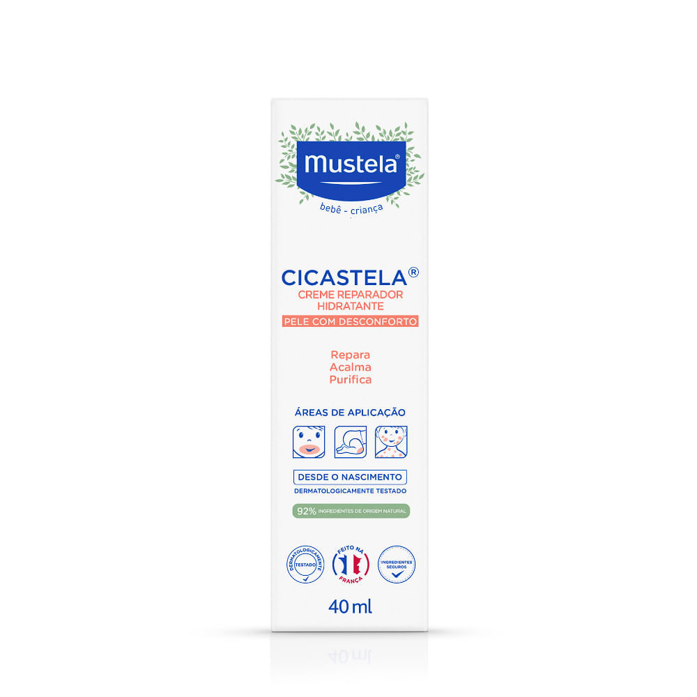 Imagem Creme Reparador Mustela Cicastela Hidratante 40ml