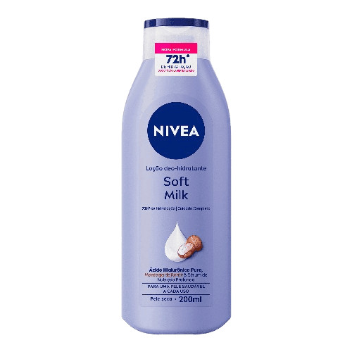 Nivea Hidratante Desodorante Soft Milk 200ml