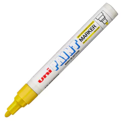 Pincel marcador permanente Paint Marker Amarelo PX-20 Uni-Paint
