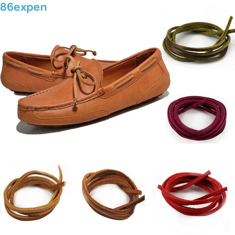 EXPEN1 Cadarços De Couro 100 Cm 1 Par Unissex Colorido Porta-Sapatos