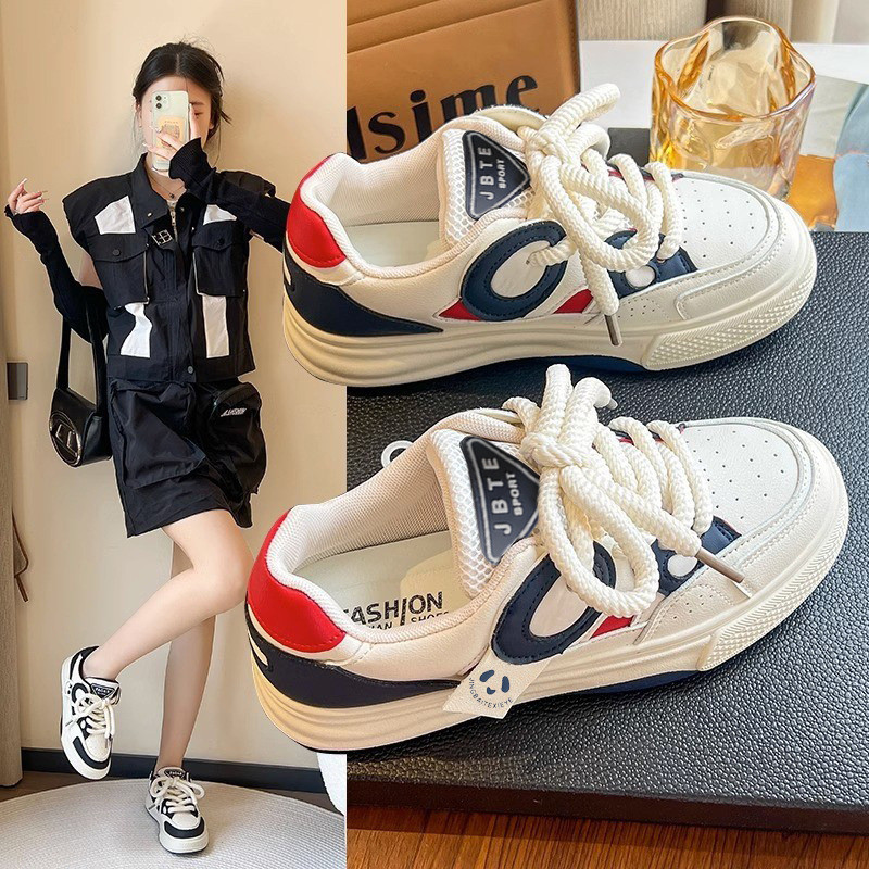 Forrest Gump Tênis Sapatos de Verão Leves Sapatos Femininos Na Moda Papai Sapatos de Sola Grossa Panda Sapatos Esportivo