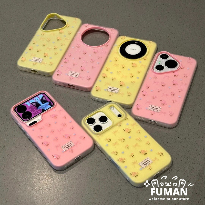Nova Capa De Telefone Floral Doce 2 Em 1 Para Samsung Galaxy A17 A33 A32 A31 A30S A30 A26 A25 A24 A23 A22 A21S A20S A20 