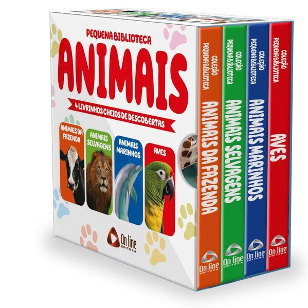Pequena Biblioteca Animais - Box com 4 Livrinhos