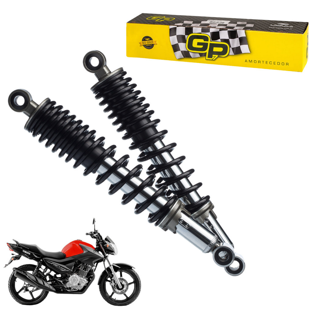 Par Amortecedor Ybr 125 Factor 2000 - 2016 YBR Traseiro