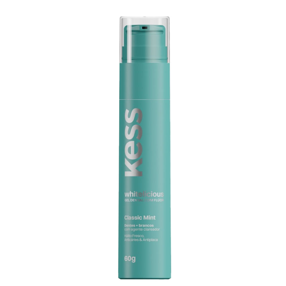 Gel Dental Kess Whitelicious Classic Mint 60g