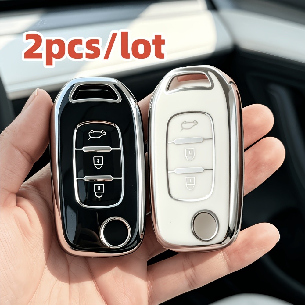 2 Unidades/Conjunto Capas Para Chaves De Carro Renault Key FOB