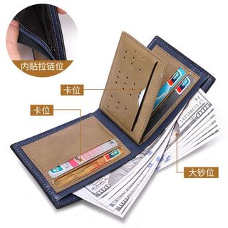 ❤Novidades❤❤ Estilo chinês ferragem pônei carteira de couro exclusivo bolsa de moedas Multi-cartão zíper bolso interno l