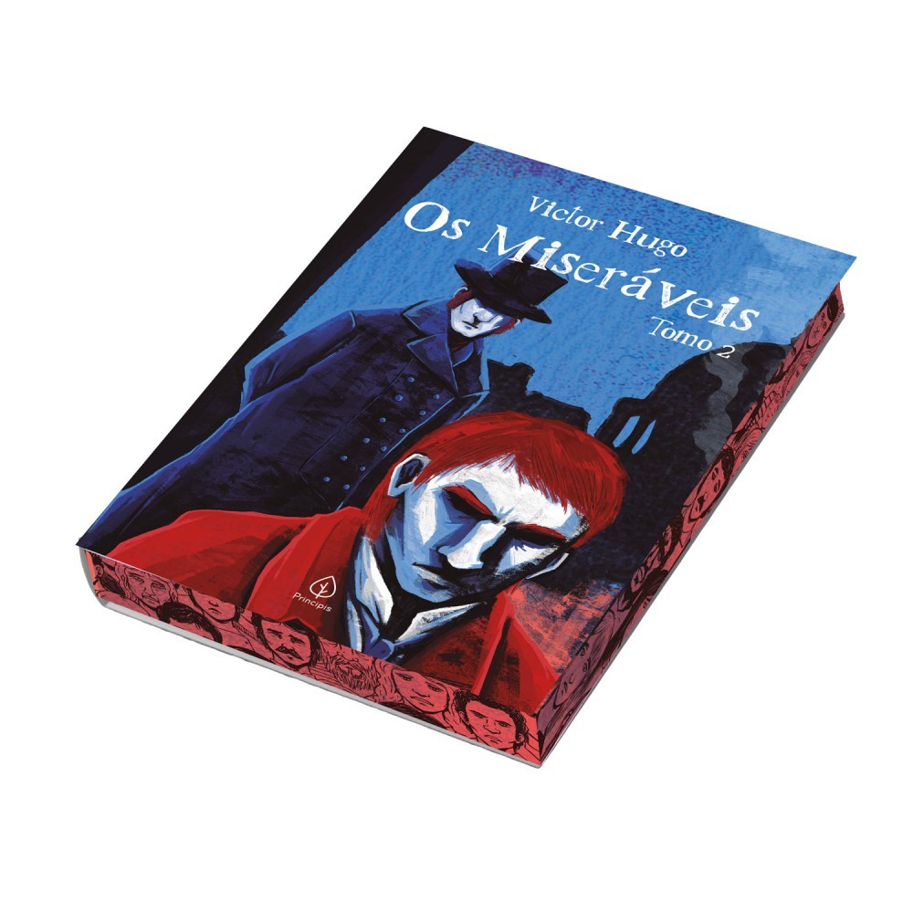 Livro Os miseráveis - Tomo 2 - Edição super luxo com pintura trila