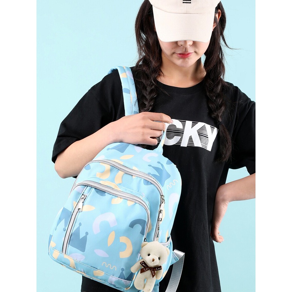 Mamãe saco mochila bebê mamãe com passeio do bebê pequeno Casual mãe saco do bebê 2025 novo estilo mochila multifunciona
