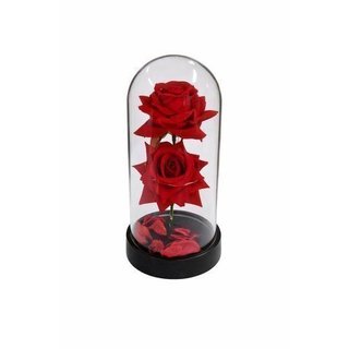 Luminária Rosa Decorativa Led Cúpula Romântica Iluminação Ambiente Suave Presente