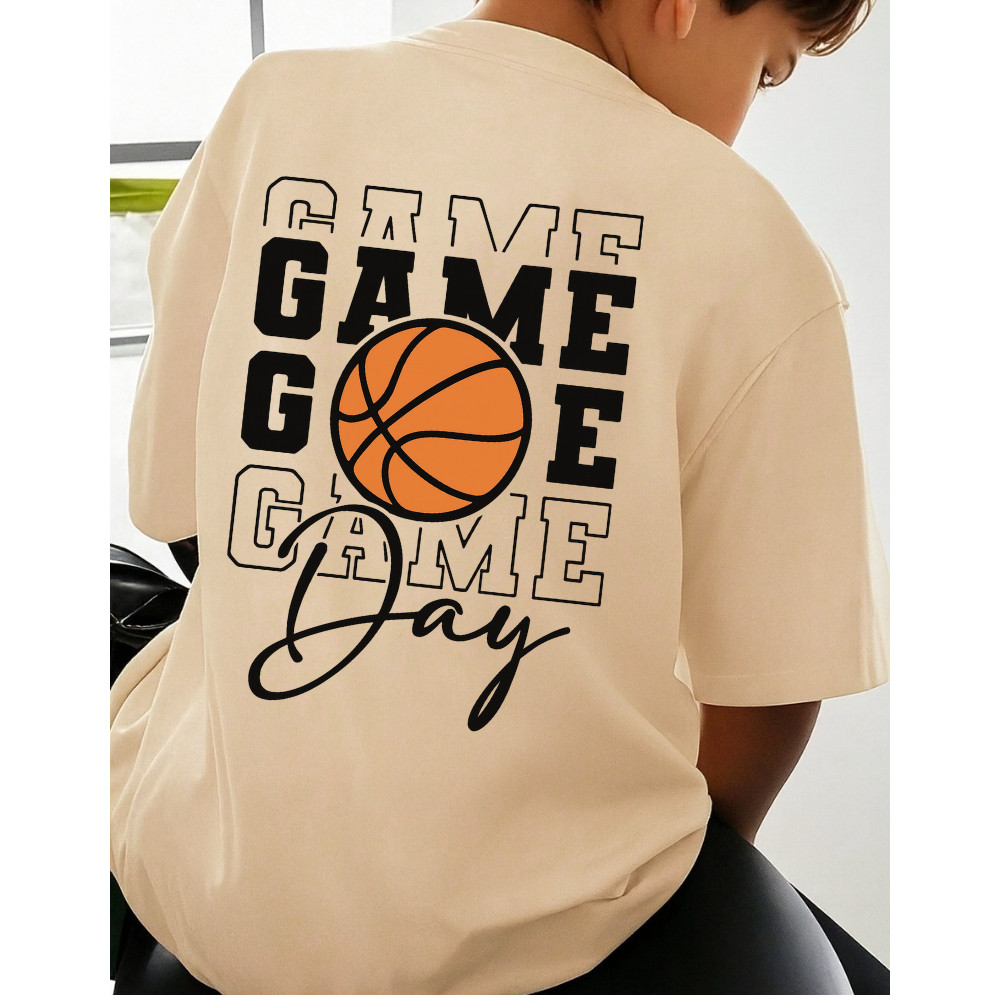 Camiseta Algodão Infantil Estampada Masculino Game Day Basquete 311 Jogos Presentes Dia das Crianças Shopping