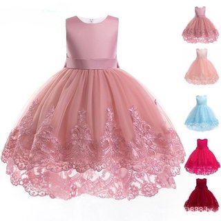 Vestido De Princesa MQATZ Para Meninas , Noiva Elegante De 4 A 8 Anos LL019