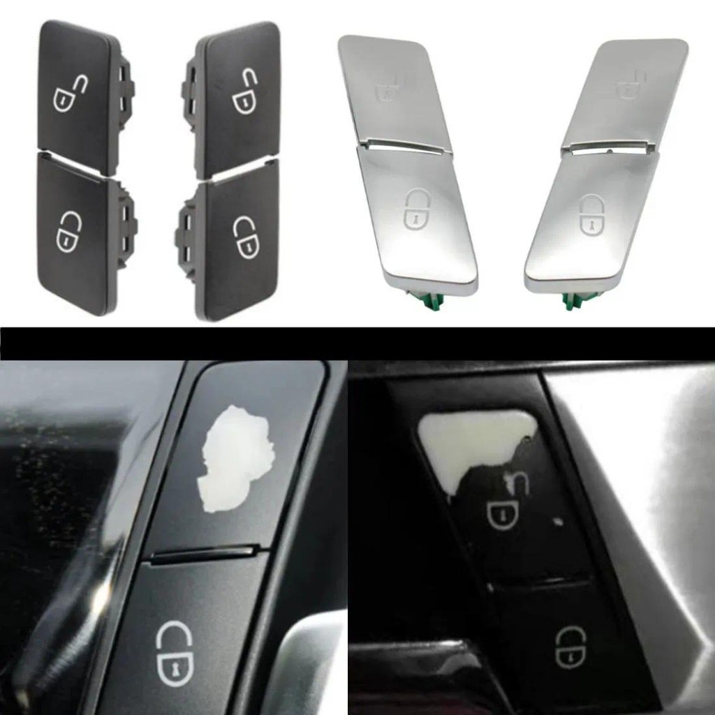 Peças Internas Botão Interruptor De Desbloqueio Da Fechadura Porta Substituir Para Mercedes Benz Abce GLK GLE CLA GLA W2