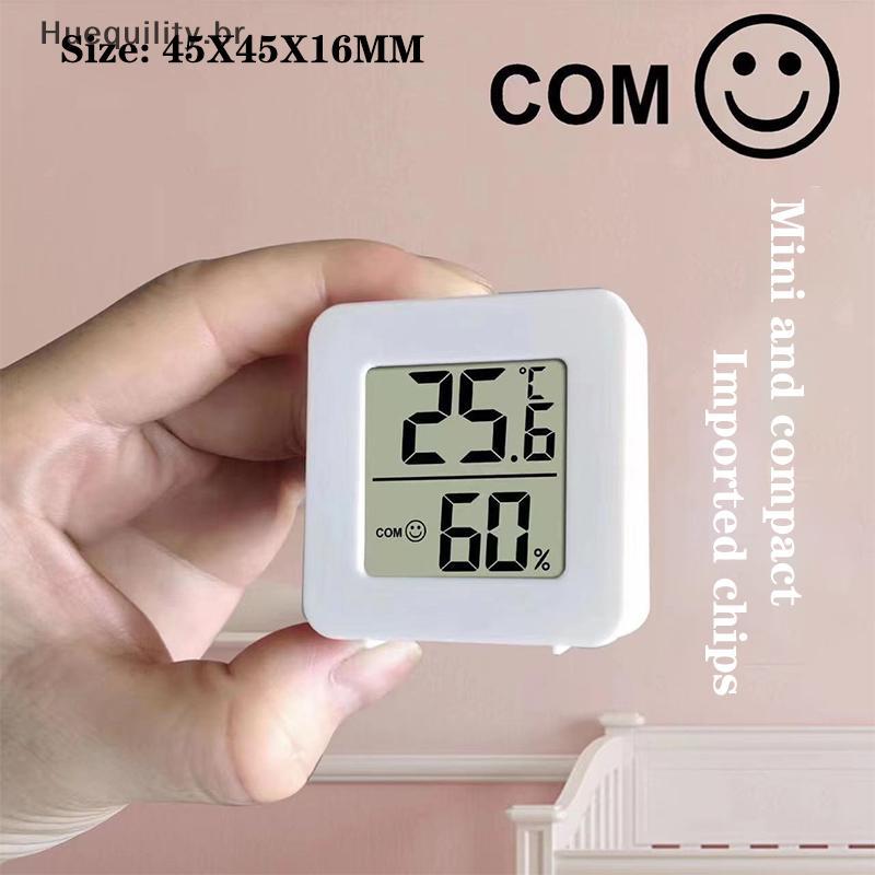 HUEQU Mini LCD Digital Termômetro Higrômetro Medidor De Umidade E Temperatura Interna Sensor