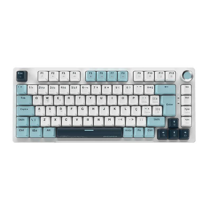 Teclado Mecanico PCYES Arkeum, 75%, Led, ABNT2, Switch Blue, Summit Edition, AKSM75BBR