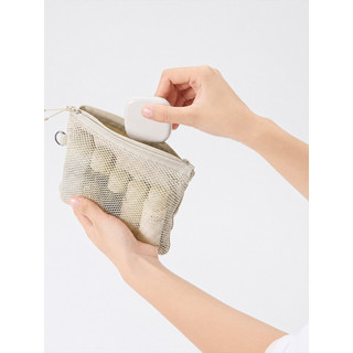 Saco de armazenamento de viagem portátil pequeno saco de artigos diversos portátil bolsa de moedas grade Mini saco de co