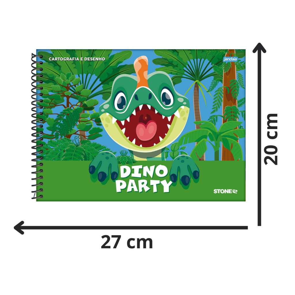 Kit com 2 Cadernos De Desenho 80 Folhas Stone - JANDAIA · foto 2