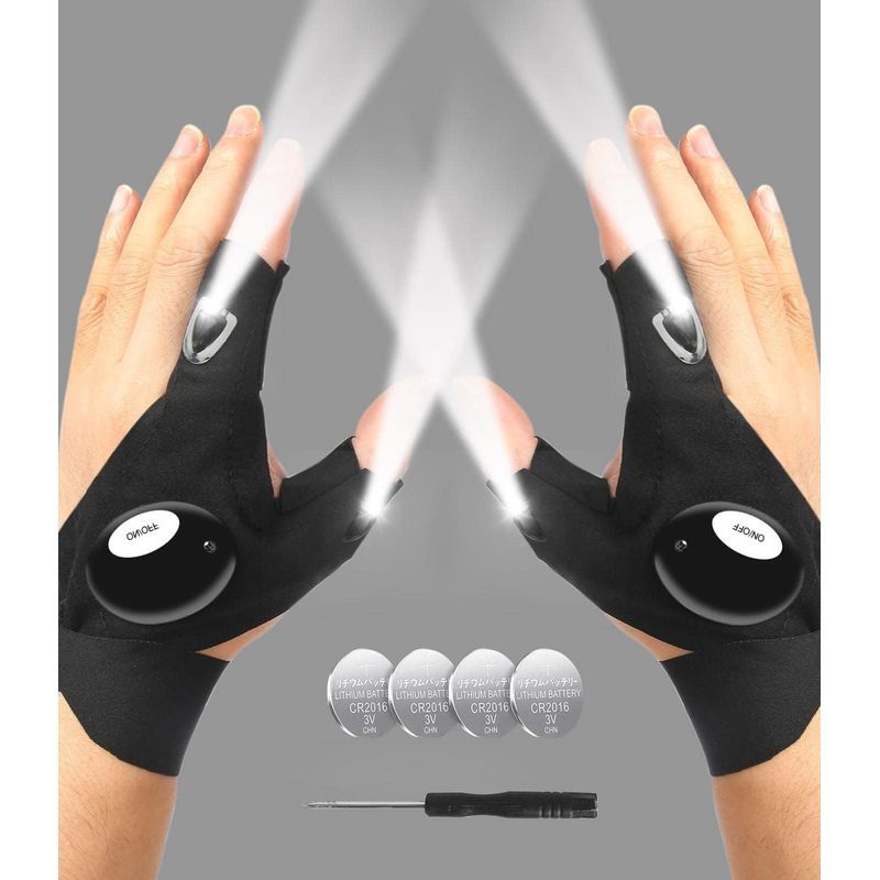 Luvas De Lanterna LED MOIPEJO , Presentes Para Homens , Pai , Ele , Namorado , Marido , Gadget Legal , Luzes De Dedo Mão