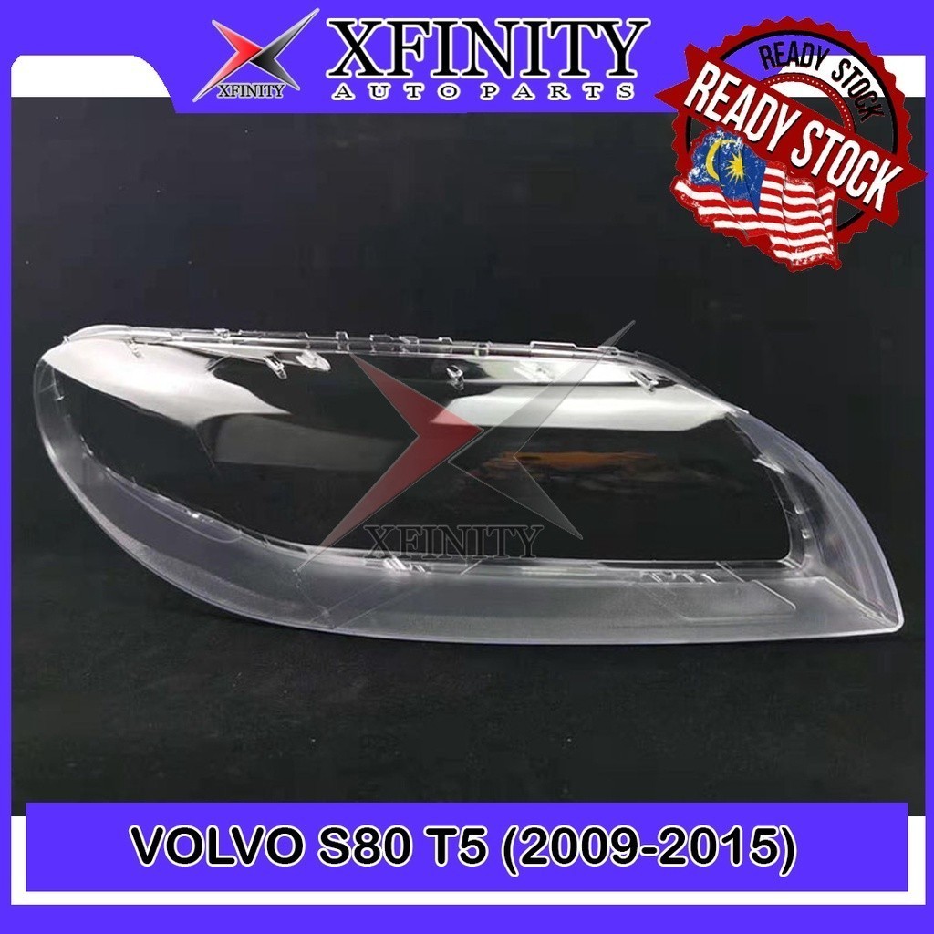 VOLVO S80 T5 09 10 11 12 13 14 15 Tampa Do Farol/Lente Concha Da Lâmpada . 0