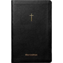 Bíblia Slim NVI | Poder da Cruz | Capa Luxo Preta
