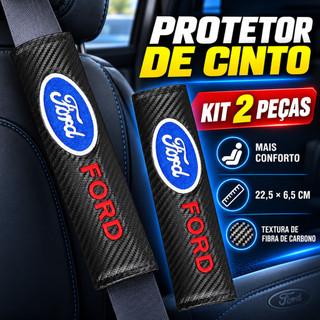 Almofadas De Ombro Para Cinto De Segurança De Carro , 2 Peças , Ford Fiesta Focus Mondeo Fusion Kuga Escape EcoSport Pum