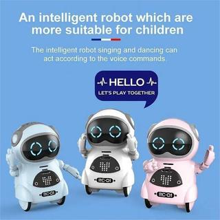 Brinquedos interativos de robô: com reconhecimento de voz, gravação, canto, dança, contar histórias e função Mini robô.
