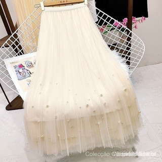 Saia midi de tule plissado, nas cores preto e azul, da marca RCVI, disponível nos tamanhos rosa e branco. NQUH IHSZ WFZG