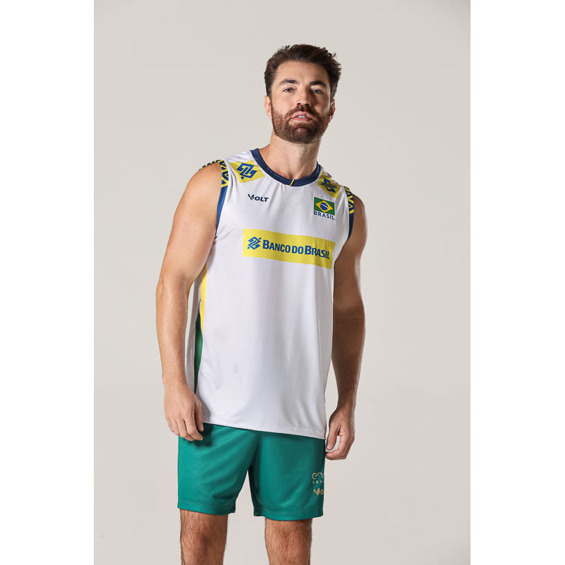 Regata Jogo 3 2025 Vôlei Brasil Oficial Masculina Volt