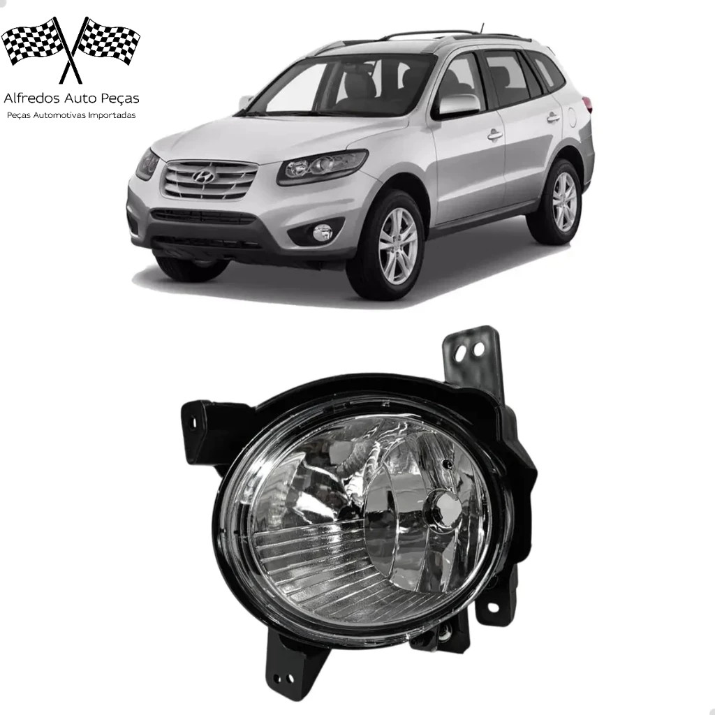 Farol De Milha Para Santa Fe 2010 2011 2012 Lado Esquerdo Novo