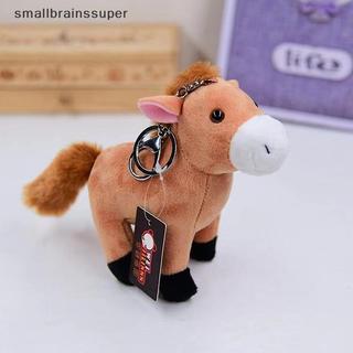 Animal De Pelúcia Cavalo Chaveiro Cavalos Dos Desenhos Animados Pingente Bapa Ornamentos Pendurado Decoração Burro Peque