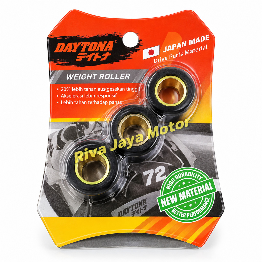 Roller Racing Mio M3 Nmax Aerox Lexi Freego Soul Gt Z Fino Fi Xride 125 10 Gramas 10GR Original Daytona