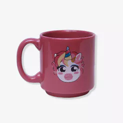 Caneca Mini Tina Unicórnio - Zonacriativa