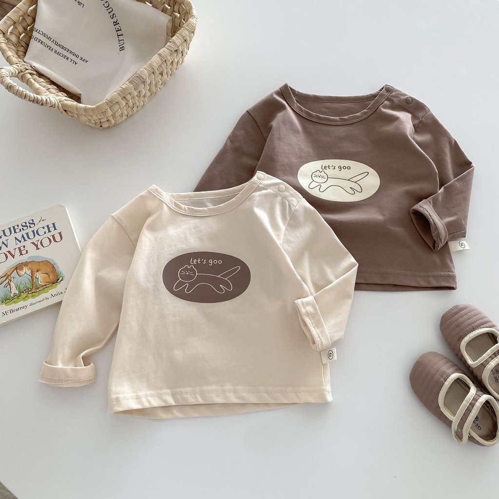 Crianças dos desenhos animados camiseta versão coreana roupas infantis meninos moda camisa de fundo bebê primavera topo 