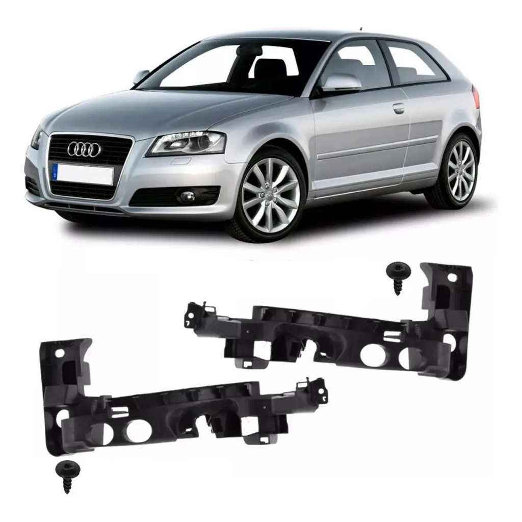 Par Guia Suporte Farol Dianteiro Audi A3 Sportback 2009 2010 2011 2012 8P0805607 8P0805608 Novo