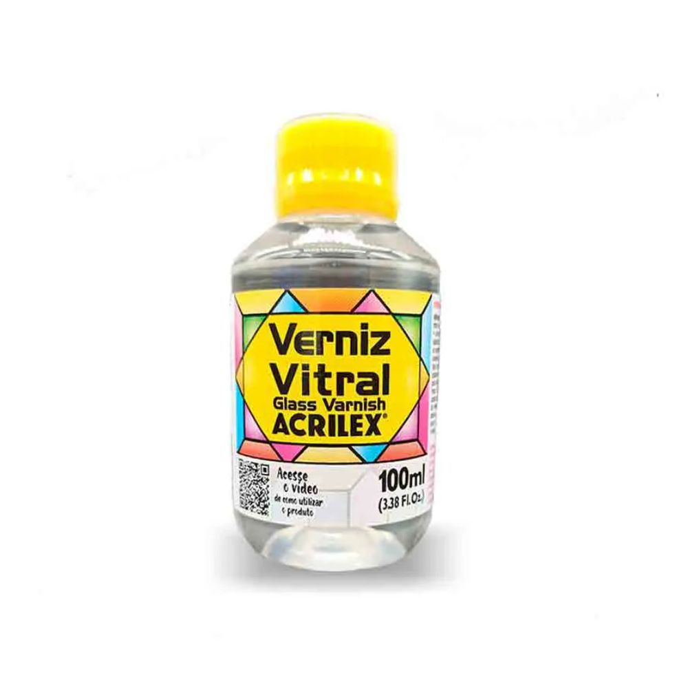 Verniz Vitral Acrilex Incolor Clareador 100ml 081100500 — imagem 2 de 2