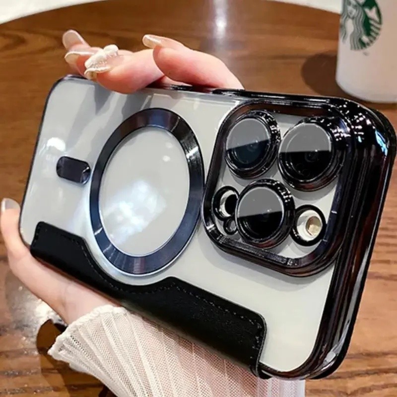 COVET: Protetor de lente de câmera luxuoso, design em couro de qualidade profissional, resistente a quedas, capa com car