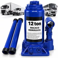 MACACO HIDRÁULICO GARRAFA 12 TONELADAS LNG P/ VEÍCULOS LEVES