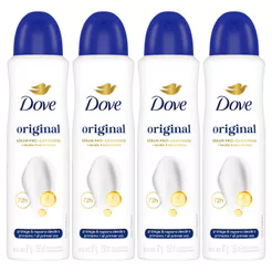 Kit Desodorante Aerosol Dove Original 150ml - 4 unidades