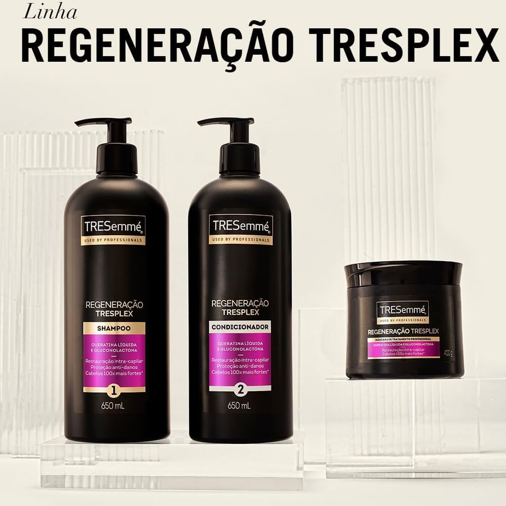 Kit Shampoo + Condicionador Tresemmé Tresplex 650ml · foto 2
