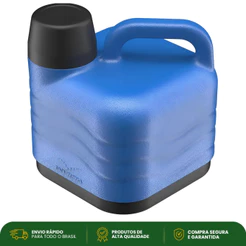 Garrafa Térmica Pro 3 Litros Azul Velvet Invicta Com Alça E Tampa Copo