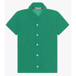 Camisa Infantil Masculina Trick Nick Verde