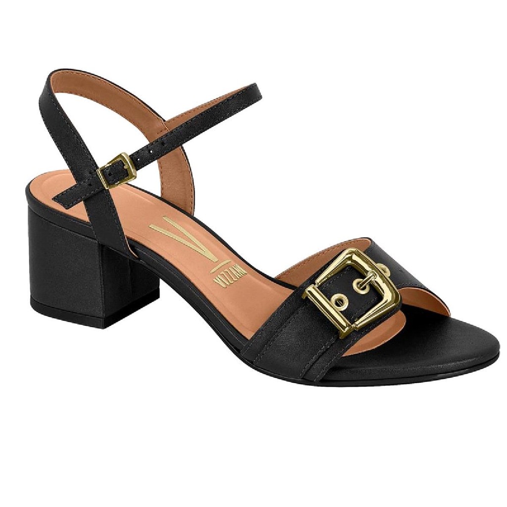 SANDALIA VIZZANO SALTO BLOCO FIVELAS REF 6291.1184.7286 em Oferta na Shopee