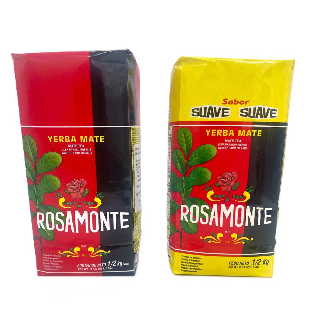 Kit 2 Erva Mate Rosamonte(Tradicional e Suave 500g)