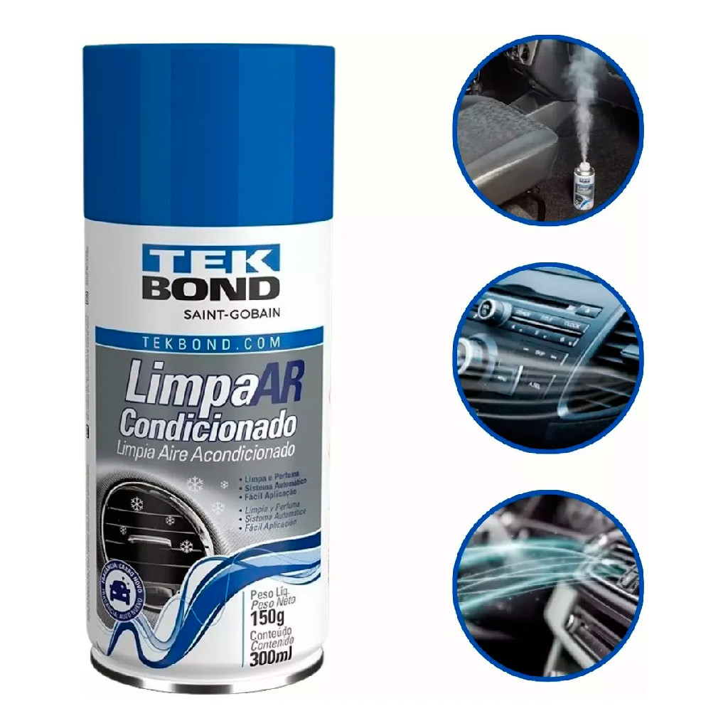Limpa Ar Condicionado 300ml Tek Bond