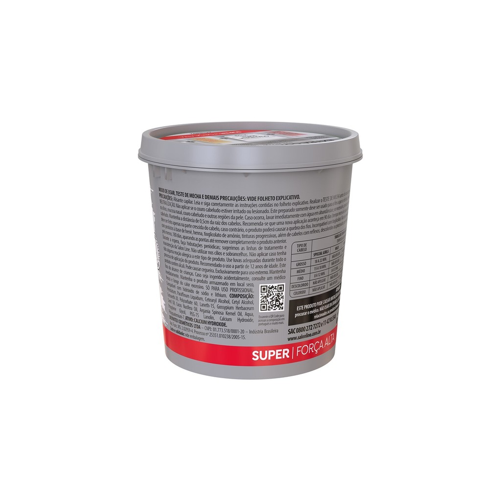 Guanidina Extra Conditioning Relaxer Alisa e Relaxa Salon Line 215gr · foto 2